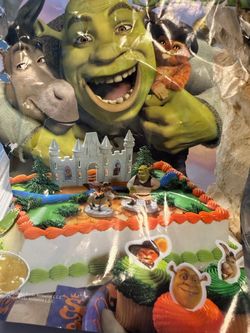 Shrek Cake Topper Decoration Set