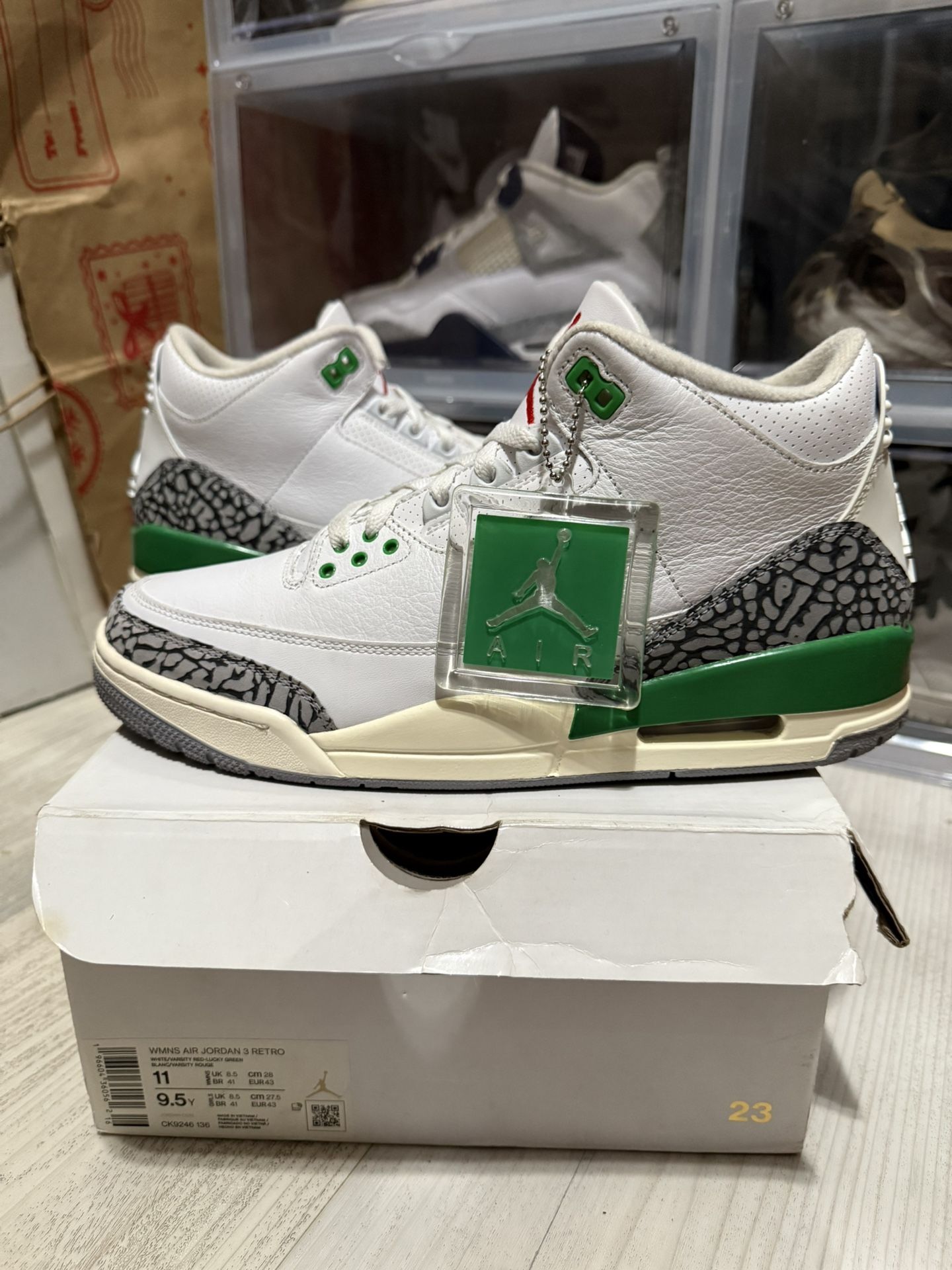 Women’s Air Jordan 3 Retro Lucky Green