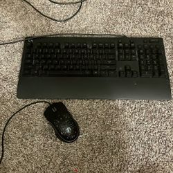 Logitech G213 Membrane Keyboard and A Mouse