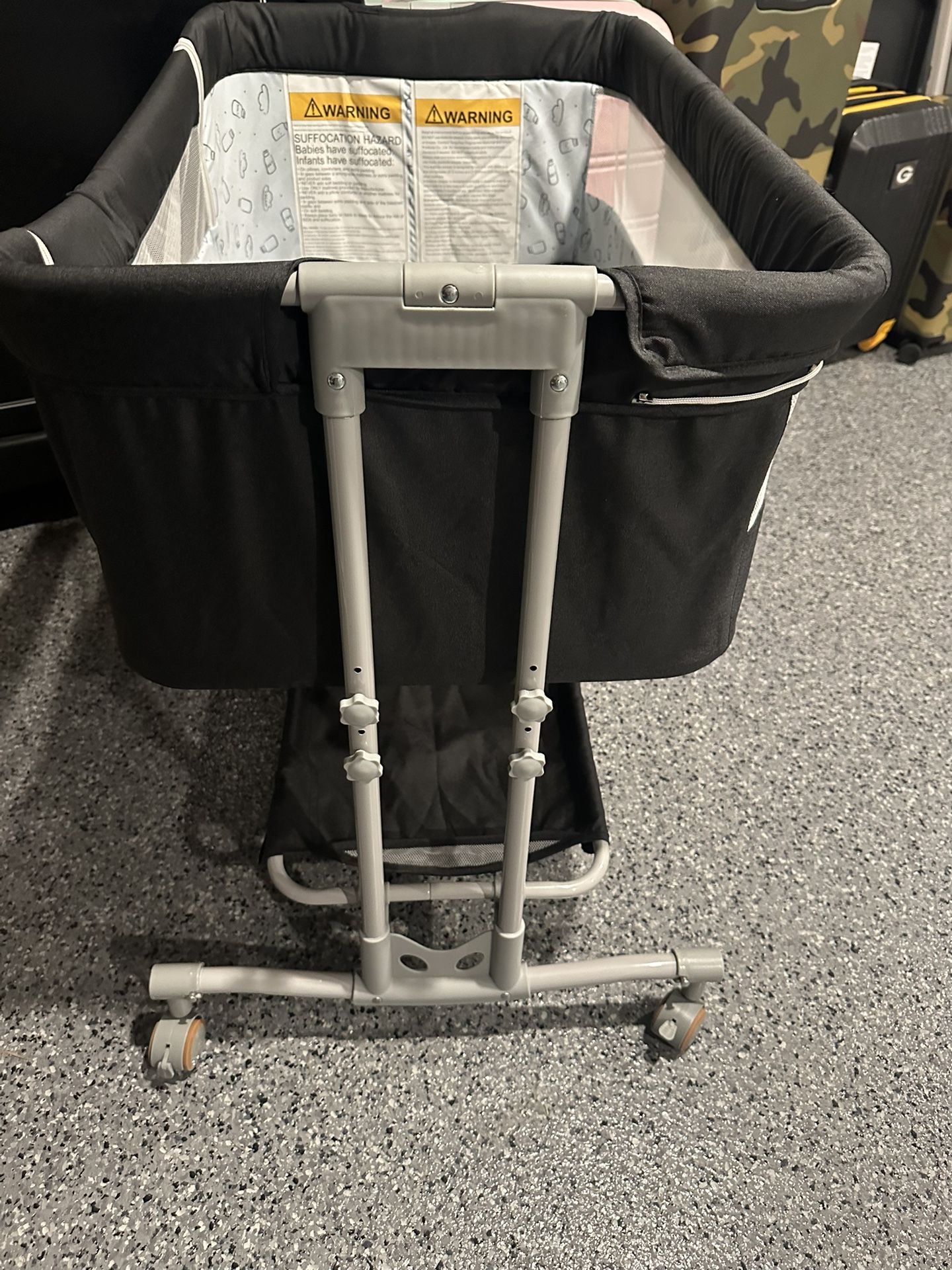 Ottoman And Baby Bassinet