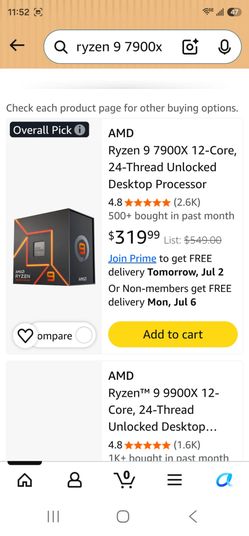 Rysen 9 7900x