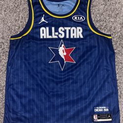 Nike Air Jordan Kyrie Irving 11 All Star Game 2020 Jersey Blue Striped Size 2XL
