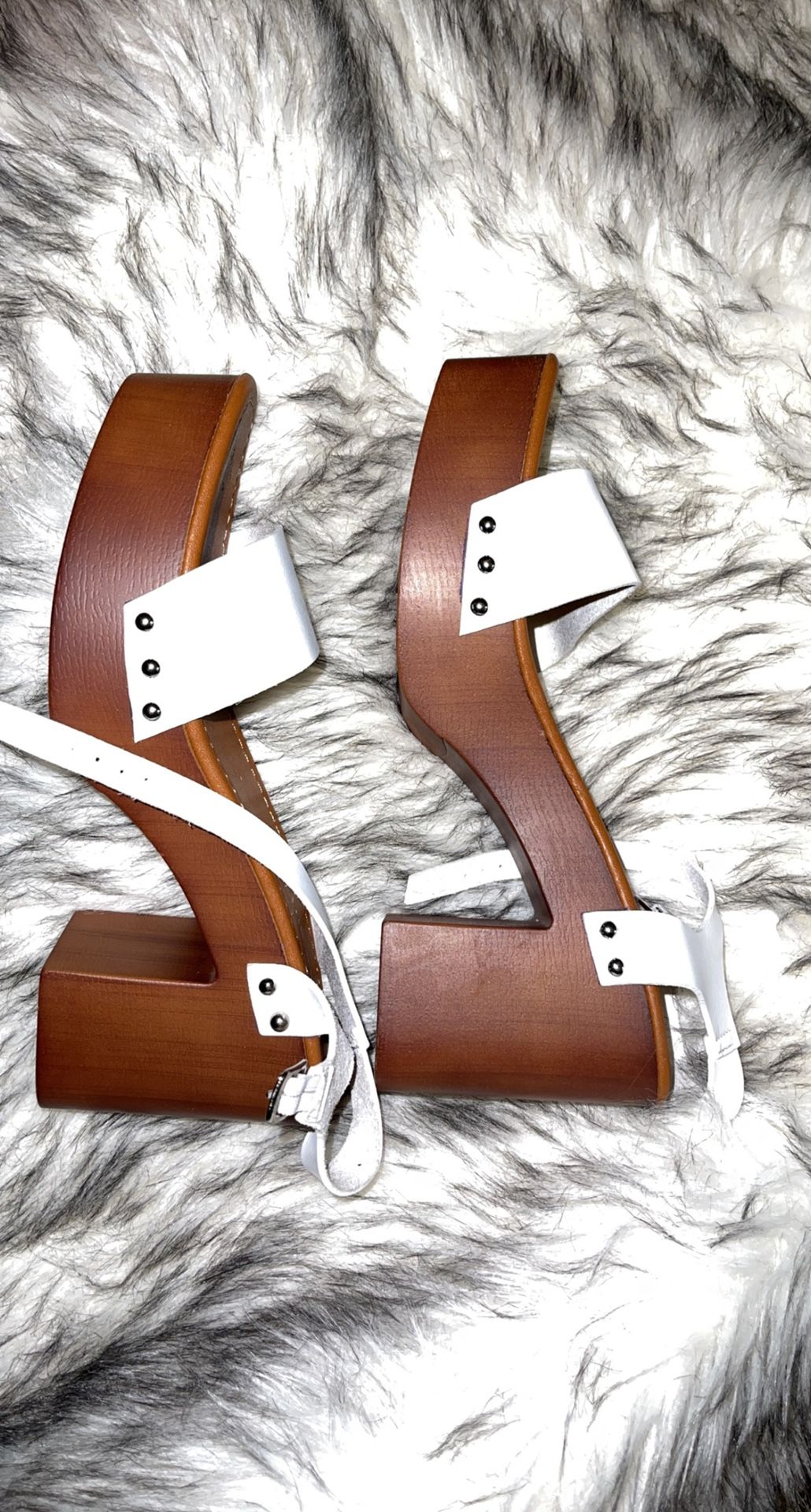 White Platform Heels