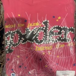 🔥Spider Pink V2 Hoodie – Size M – Brand New (Huge Discount!)🔥