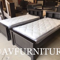 2 Twin Beds And Mattresses
