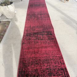 Red /black Runner 30”x 16” Long 