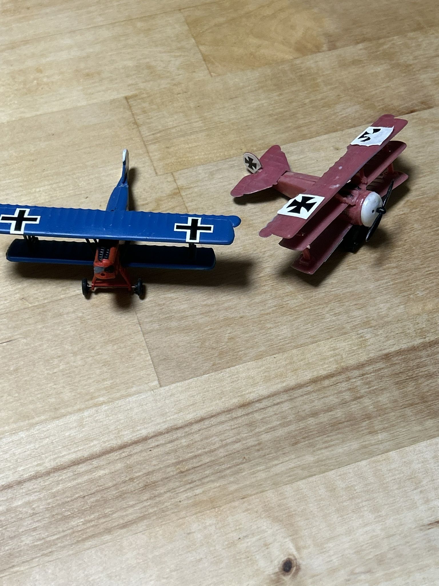 Toy Models Of The Red Barron And The Flying Mule