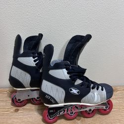 Redline DBX Inline Skates ABEC 3 Bearings Adult Performance Rollerblades Blk Red