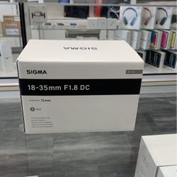 Sigma 18-35mm F1.8 For Canon EF