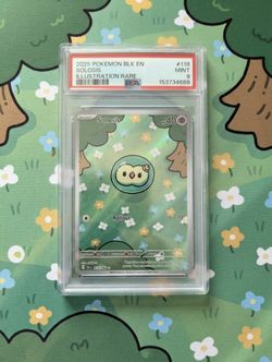 PSA 9 Solosis Illustration Rare Pokemon Card 2025