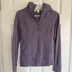 Lululemon women’s purple scuba full zip hoodie