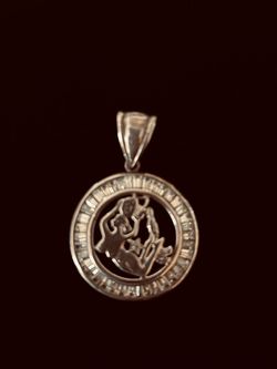 Silver 925 pendent Aquarius