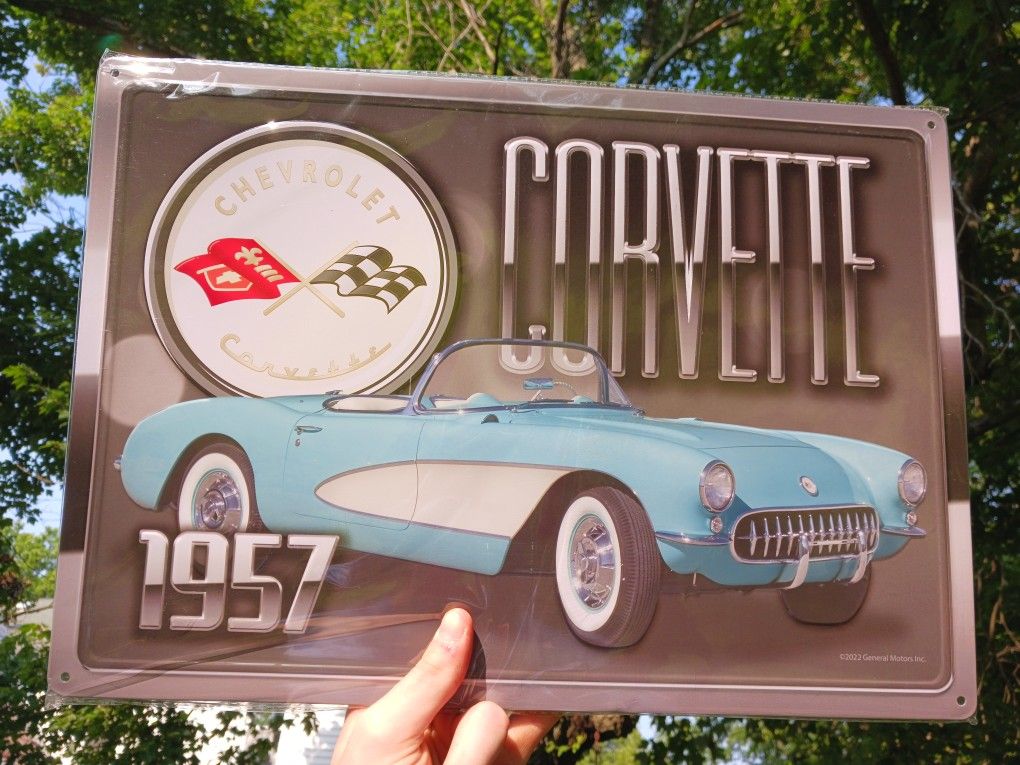 1957 Corvette Sign (New)