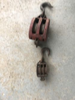 Vintage Block and tackle