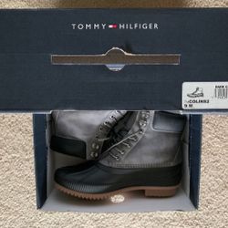 Tommy Hilfiger 9M Mens Snow Rain Boots Brand New