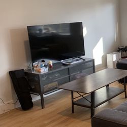 Metal TV Stand And Storage 