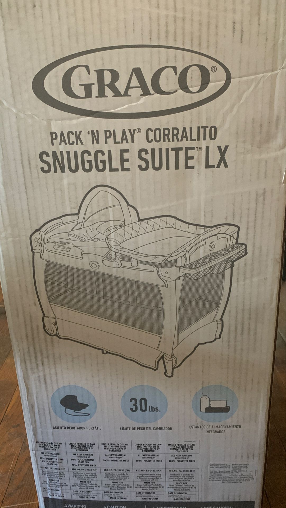 Pack and Play Playard Snuggle Suite LX