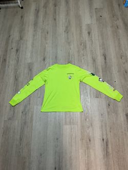 Green chrome heart, long sleeves