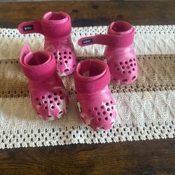 Dog Croc Booties- Size Large