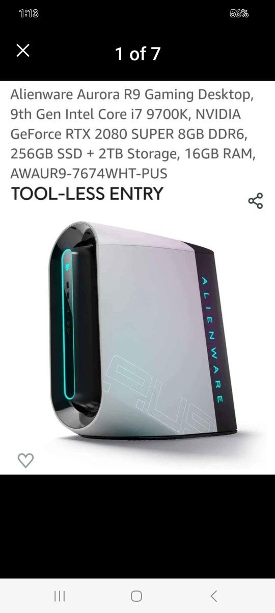 ALIENWARE AURORA R9 GAMING DESKTOP COMPUTER