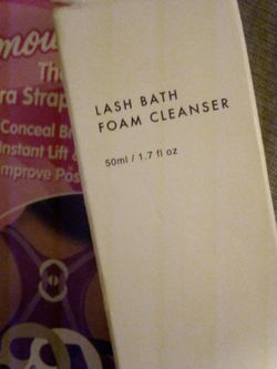 Lash bath foam cleanese