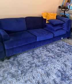 Blue couch
