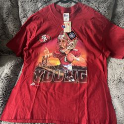 Steve Young Pro Player 49er Shirt Xl New