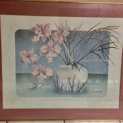 Floral theme wall art