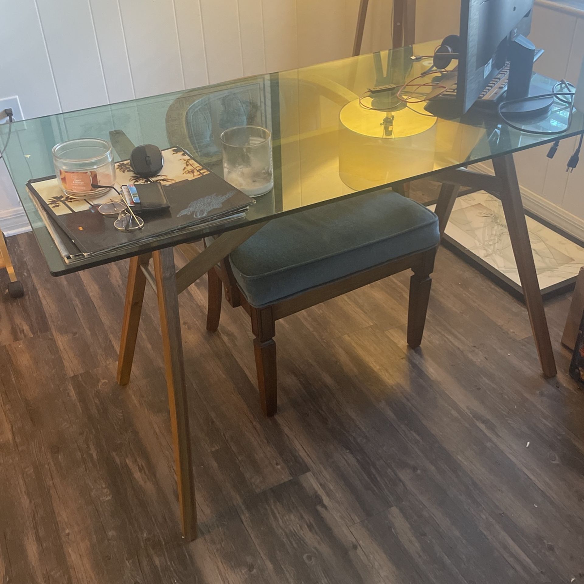 Glass Desk