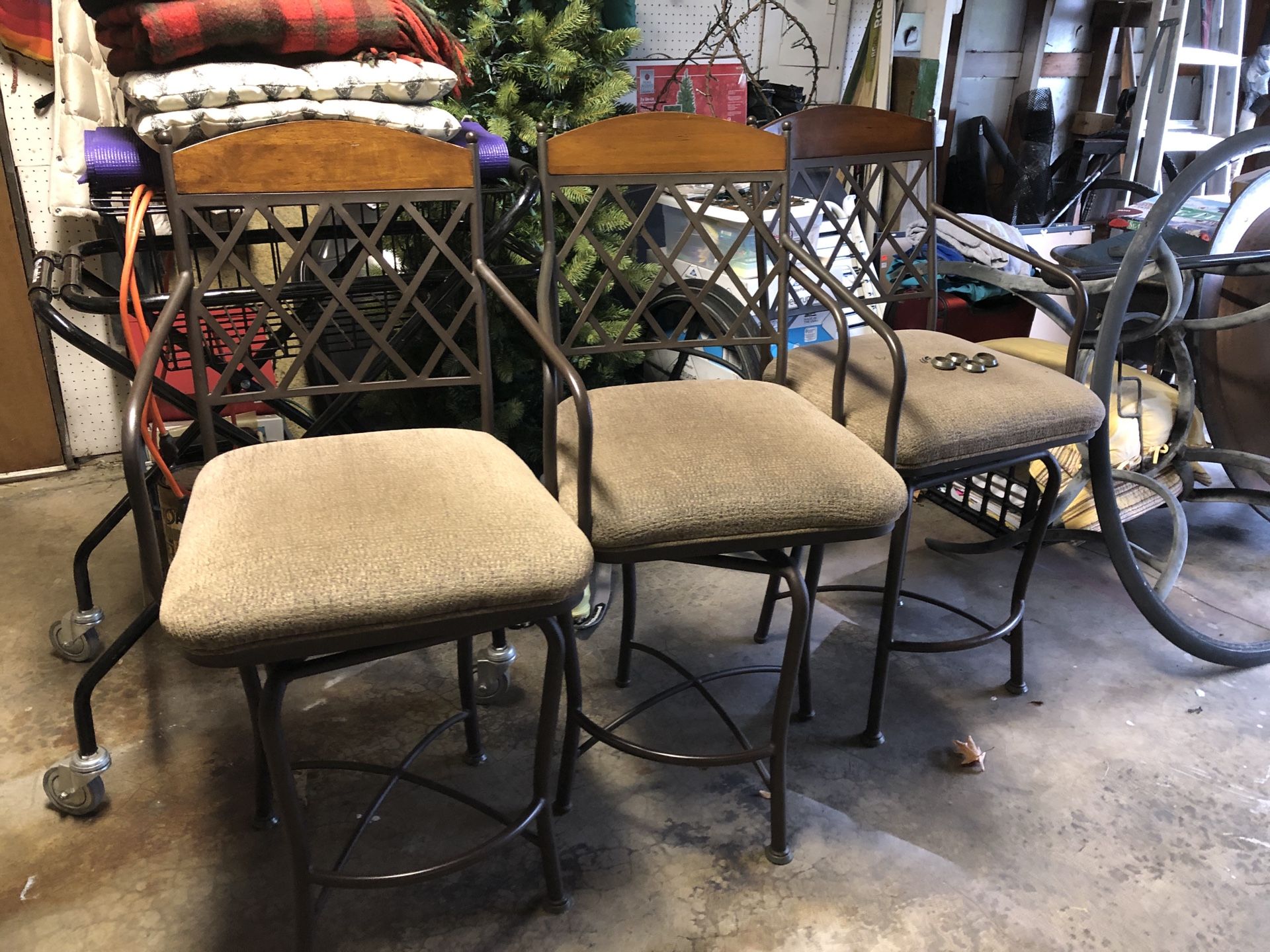 3 Kitchen Counter Stool Chairs