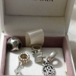 Authentic .925 Ale Pandora Charms