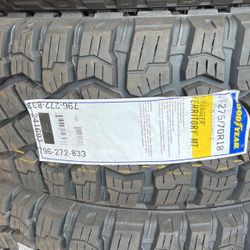 LT 275/70/18 Goodyear Wrangler Territory MT