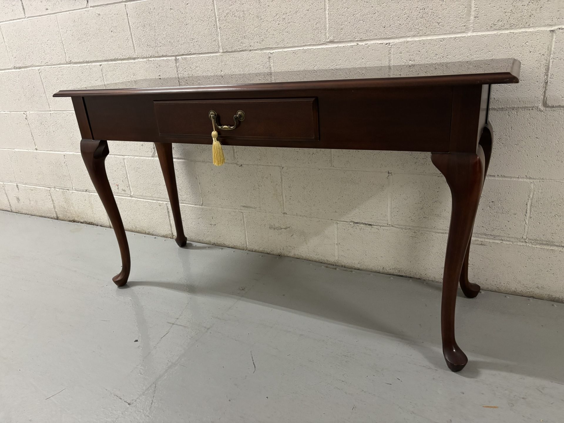 Cherry Wood Console Sofa Table - Thomasville