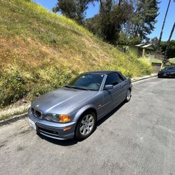 Blue 2000 BMW 323ci