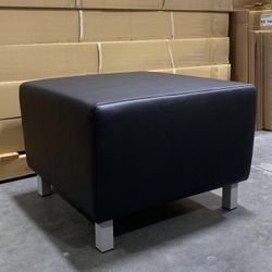 NEW Black Ottoman Chair