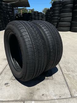 2 GOODYEAR EAGLE ENFORCER 255/50R18 USED TIRES – INSTALLATION INCLUDED