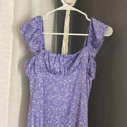 purple dress size small