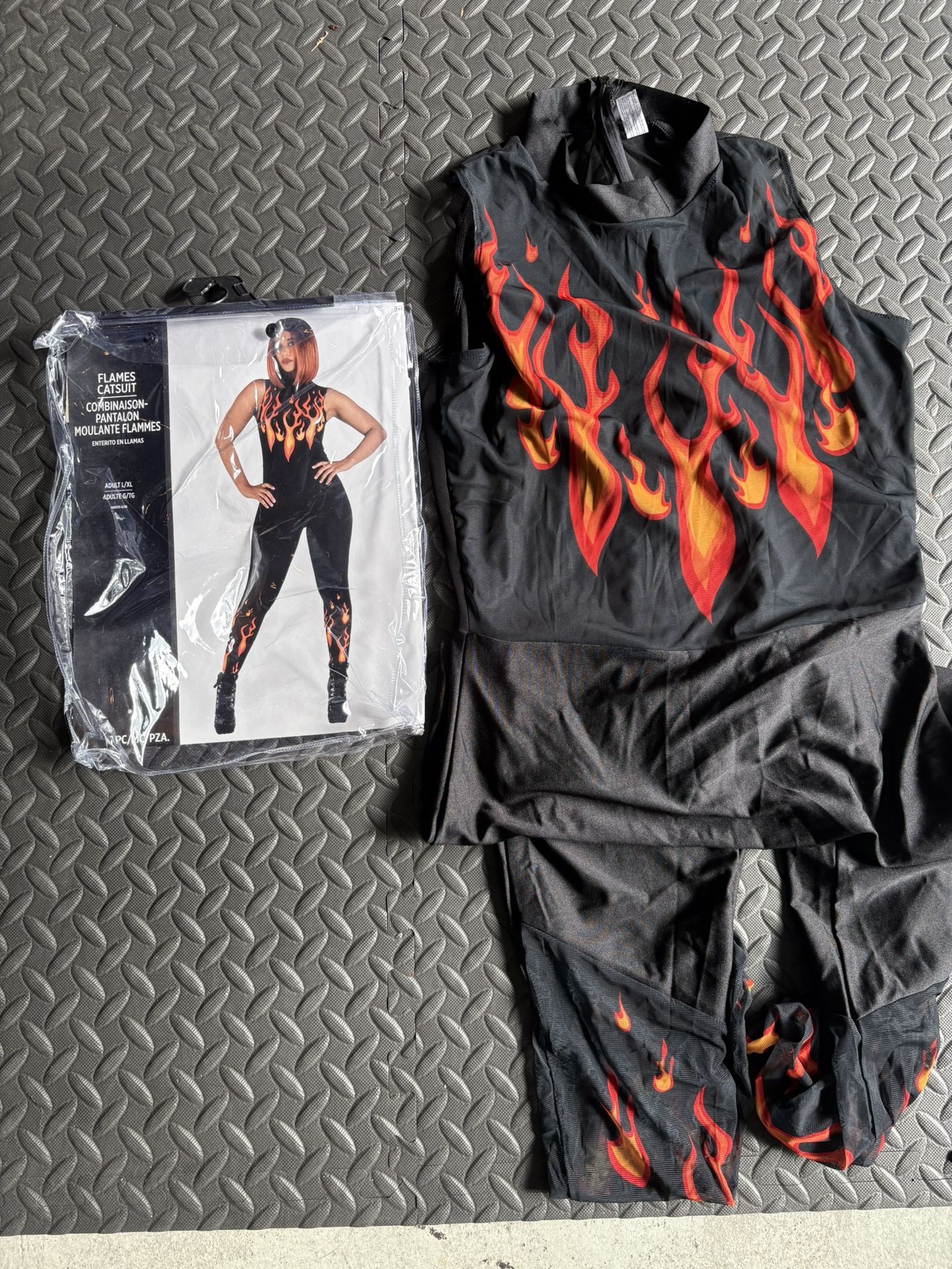 Flame bodysuit