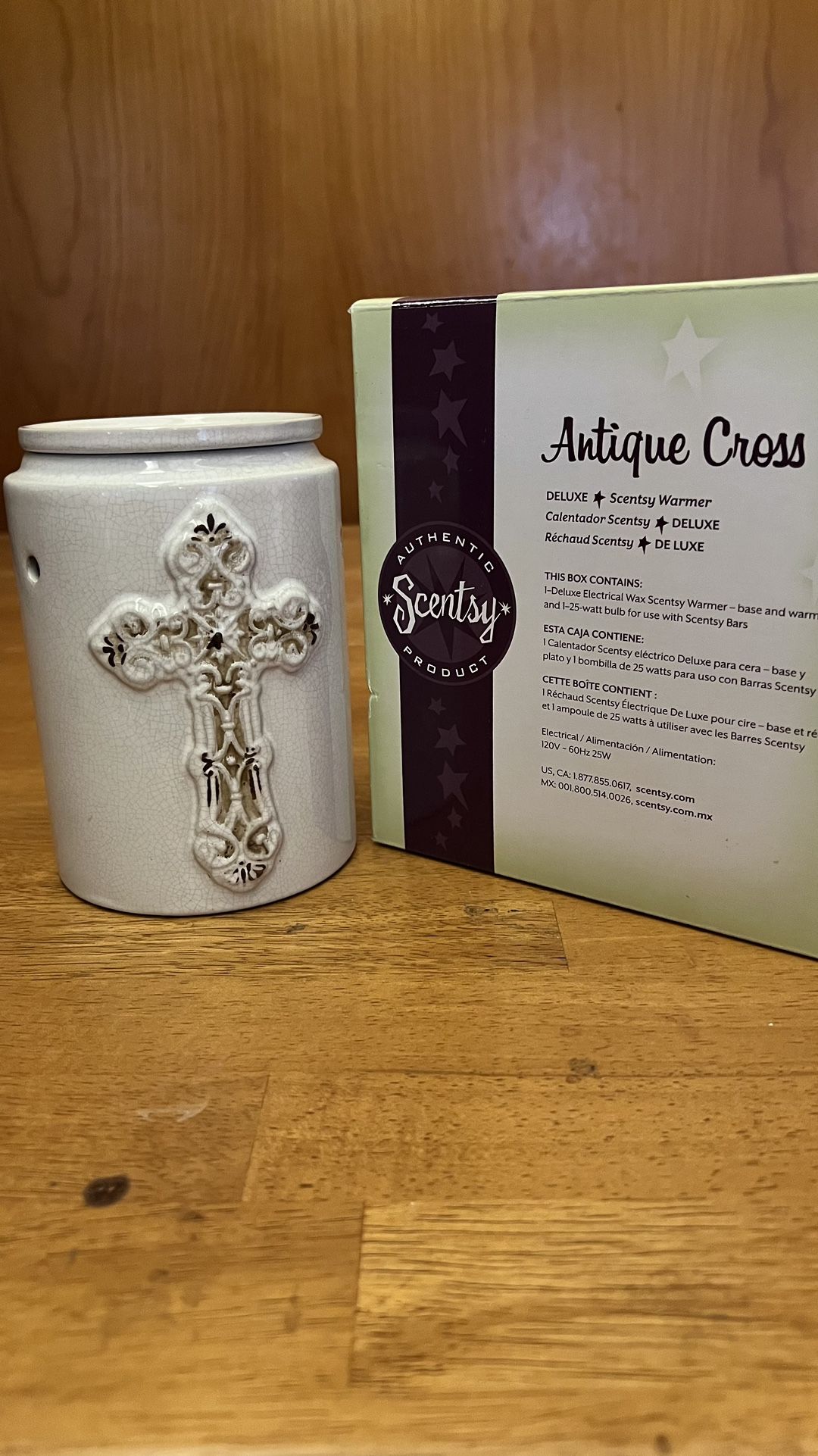 Antique Cross deluxe Scentsy Warmer
