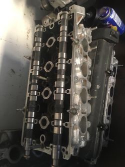 Stock b20 head and a port and polished head