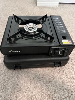 Brand new portable butane stove with case / Camping stove / Hot pot stove