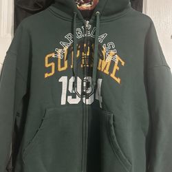 Supreme Green Hoodie Small