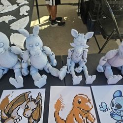 5 Nights At Freddy's 12 Inch 3D Printed $40 Each  Or $120 For The Set!!