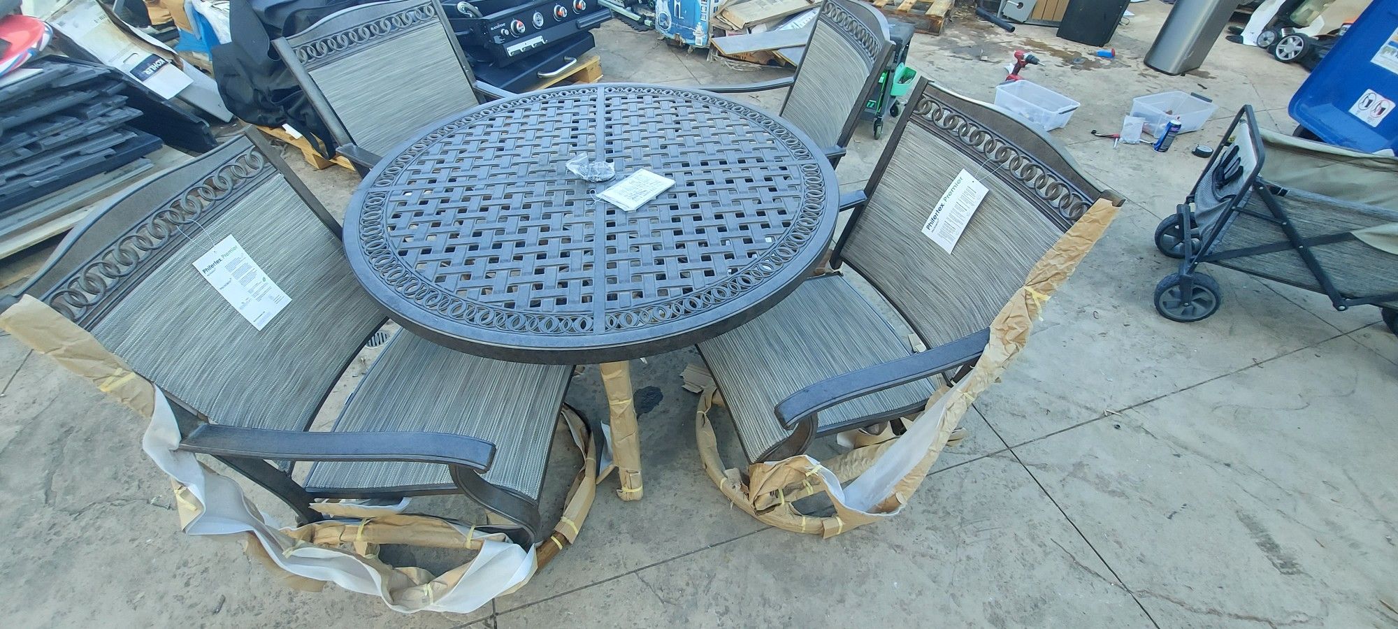 Agio Cullman 5 piece Sling Outdoor Patio Dining Set $950
