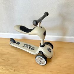 Scoot & Ride 2-in-1 Ride-On & Stand Kids Scooter