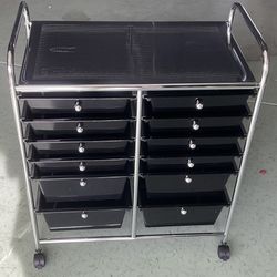 Costway 6 Tier 12 Drawer Tolling kitchen Cart