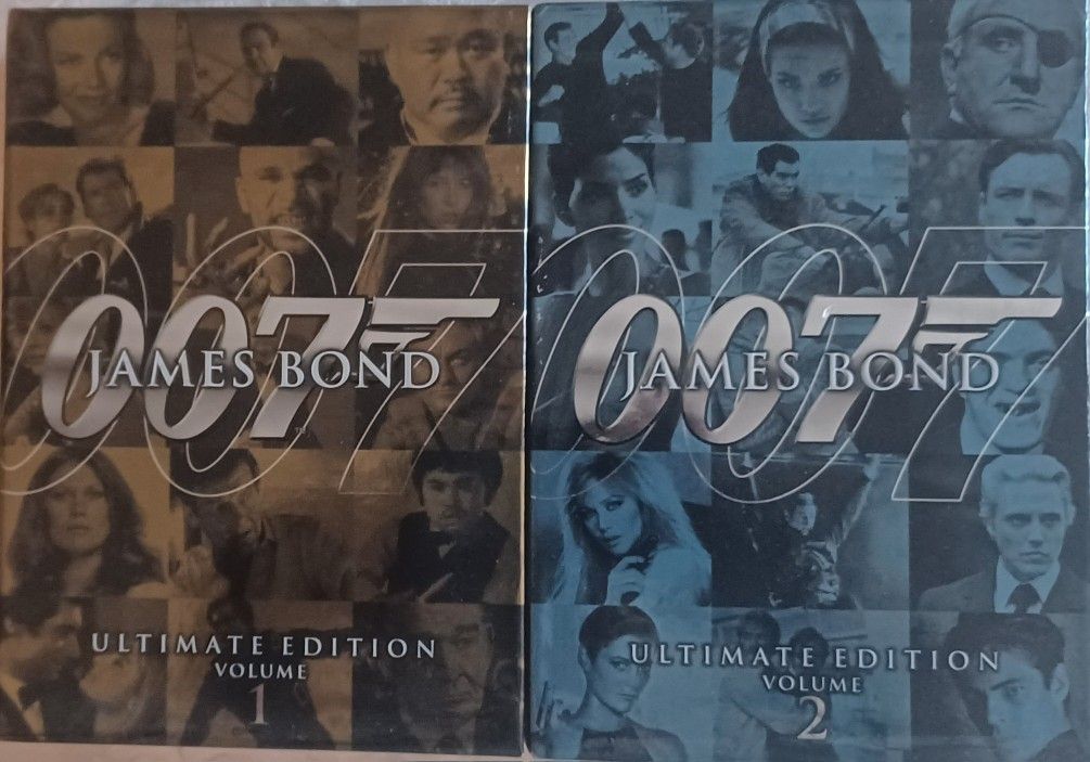 James Bond Ultimate Edition Volume 1 + 2 DVD 20 Disc Set ~EX