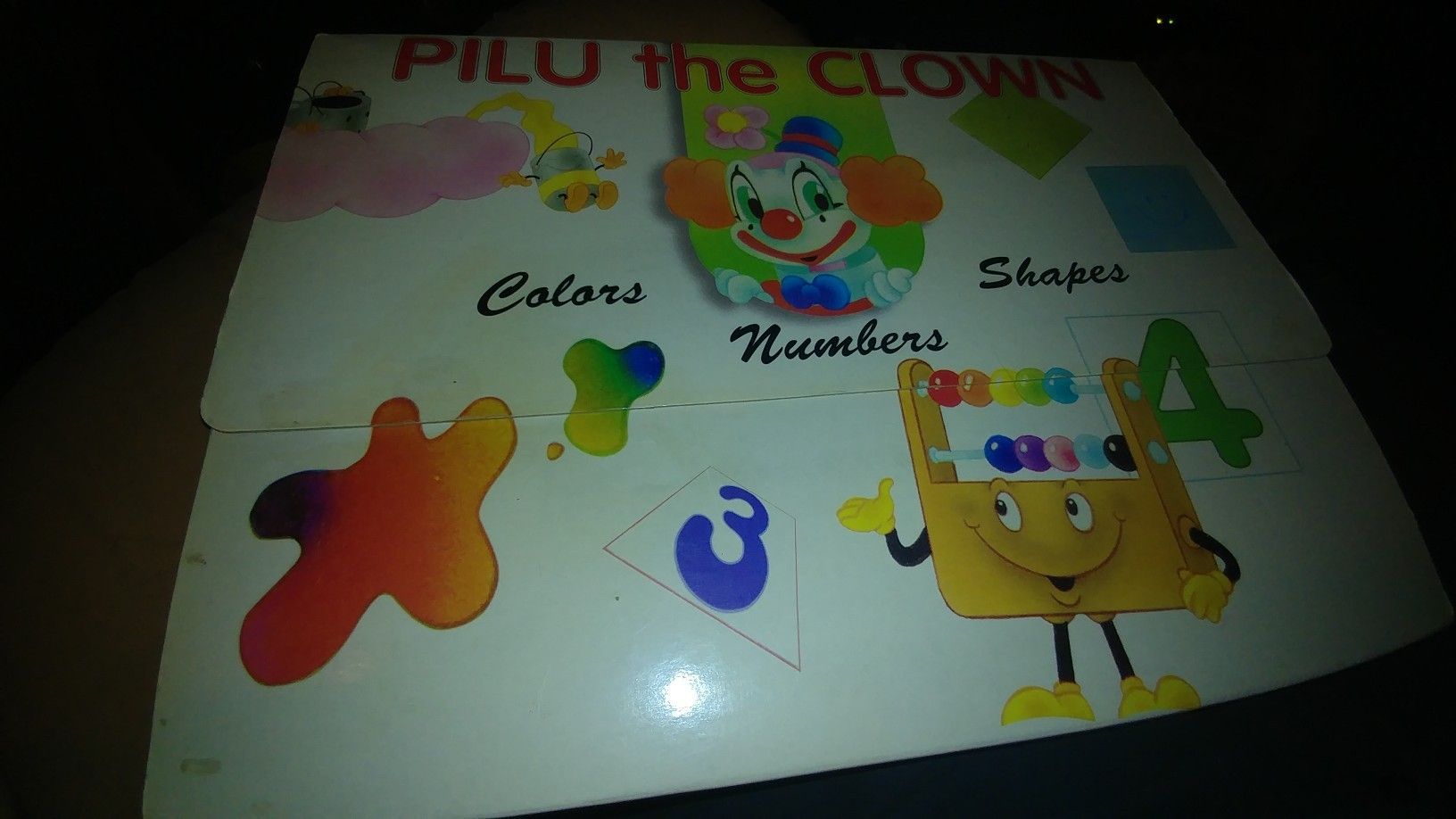 Pilu the clown colors numbers shapes books