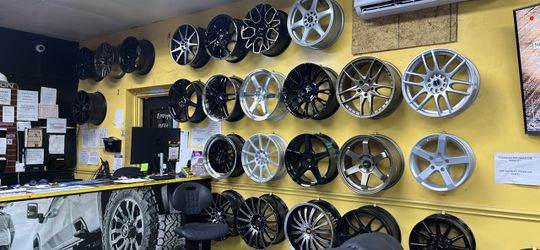 COMPACT CAR WHEELS AND TIRES $40 DOWN