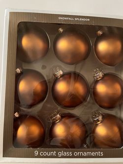Glass ornaments $2.